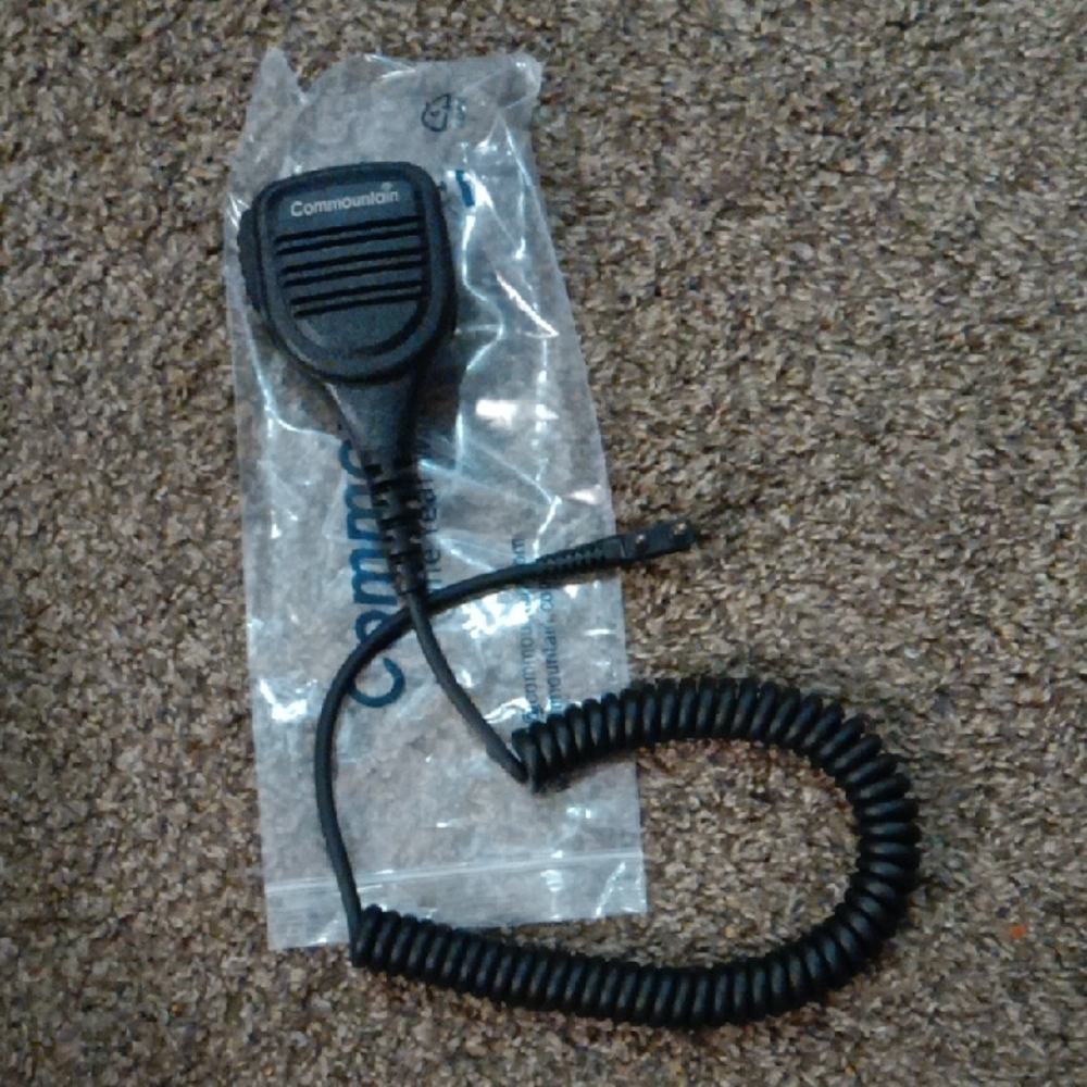 Black Communication Microphone